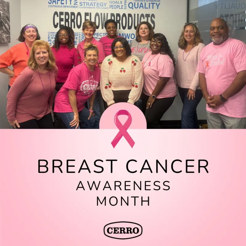Breast Cancer Awareness Month at Cerro Flow Products LLC