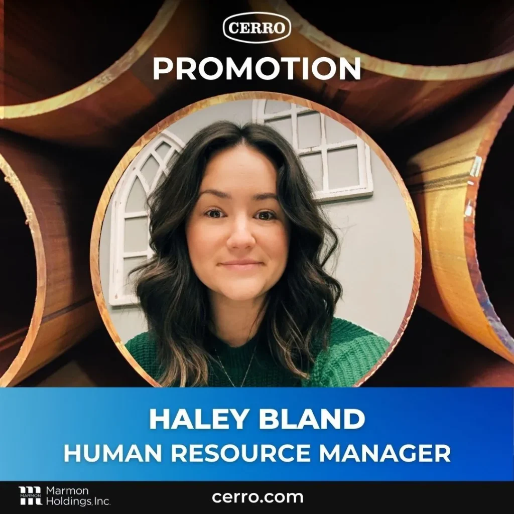 Haley Bland promoted to Human Resource Manager