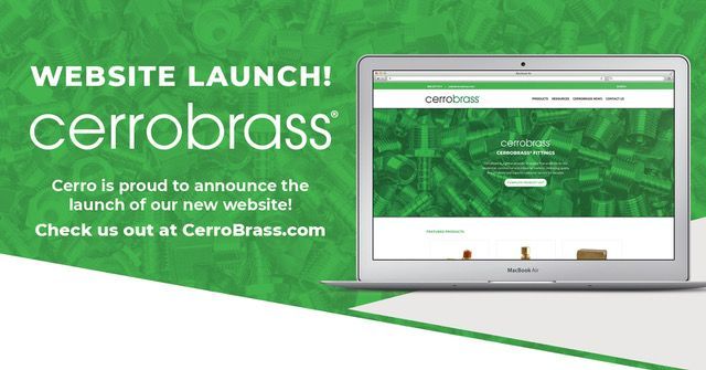 new site Cerro Brass announcement